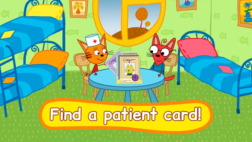 Взломанная Kid-E-Cats: Animal hospital  [МОД Unlocked] — стабильная версия apk на Андроид screen 1