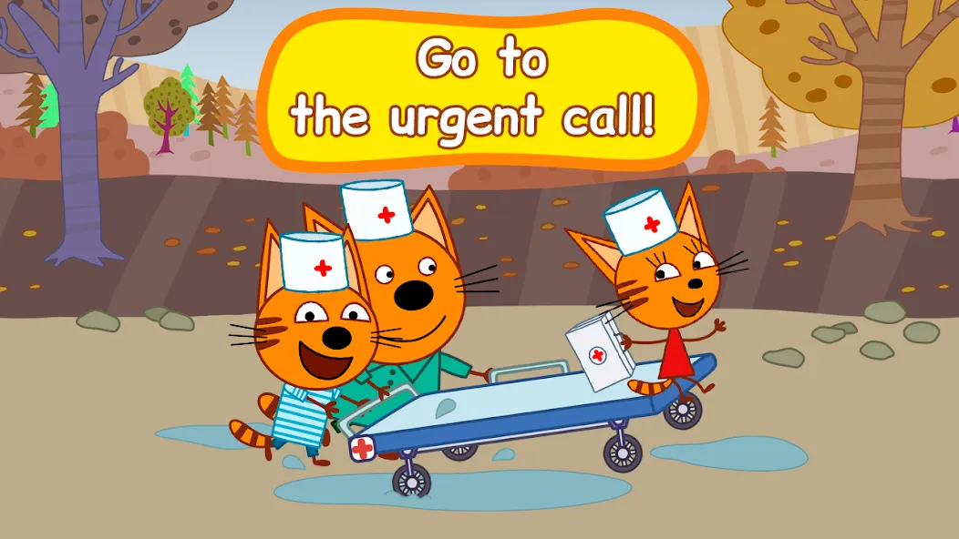 Взломанная Kid-E-Cats: Animal hospital  [МОД Unlocked] — стабильная версия apk на Андроид screen 4