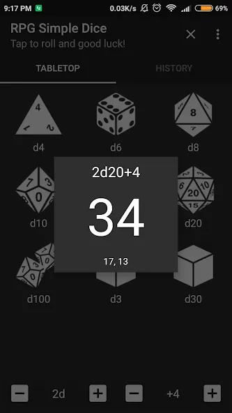 Взломанная RPG Simple Dice (РПГ Простые Кости)  [МОД Бесконечные деньги] — полная версия apk на Андроид screen 2