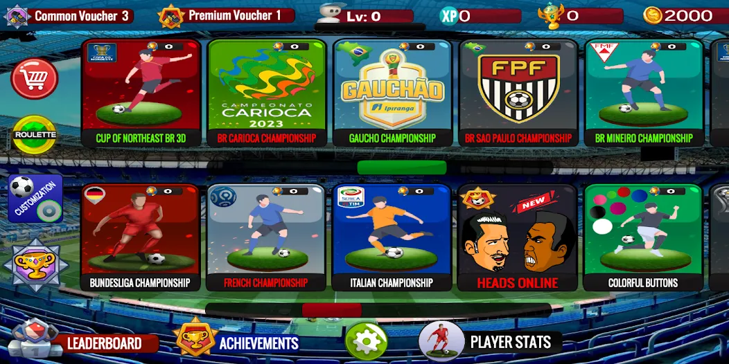 Скачать взломанную Button Football  [МОД Unlimited Money] — полная версия apk на Андроид screen 3