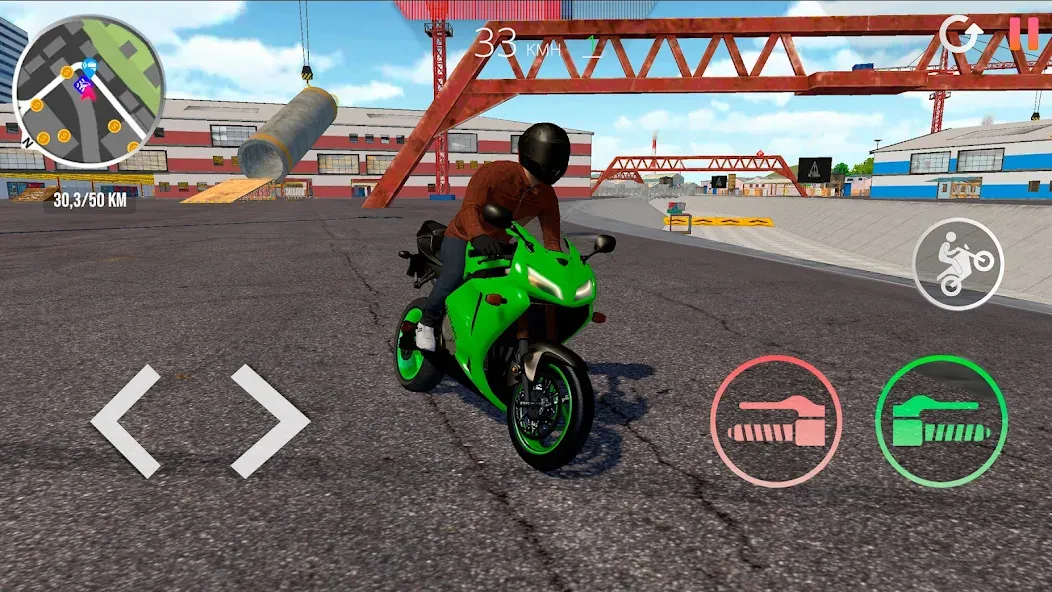 Взломанная Motorcycle Real Simulator (Мотоцикл Реальный Симулятор)  [МОД Меню] — полная версия apk на Андроид screen 5