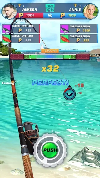 Скачать взлом Fishing Rival 3D (Фишинг Ривал 3Д)  [МОД Mega Pack] — полная версия apk на Андроид screen 5