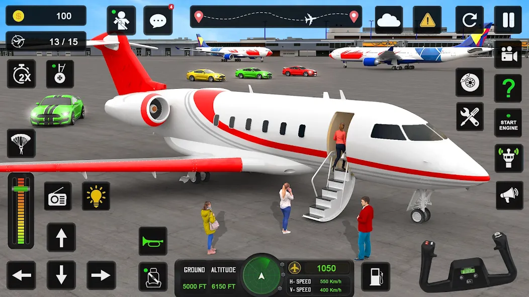 Взлом City Pilot Cargo Plane Games (Сити Пилот Карго Плейн Геймс)  [МОД Много денег] — полная версия apk на Андроид screen 2