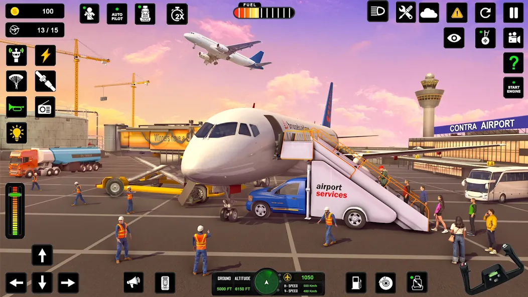 Взлом City Pilot Cargo Plane Games (Сити Пилот Карго Плейн Геймс)  [МОД Много денег] — полная версия apk на Андроид screen 3