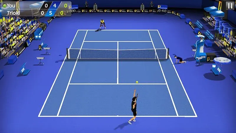 Взломанная 3D Tennis  [МОД Бесконечные деньги] — полная версия apk на Андроид screen 1