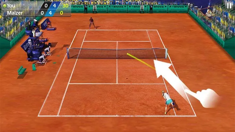 Взломанная 3D Tennis  [МОД Бесконечные деньги] — полная версия apk на Андроид screen 3