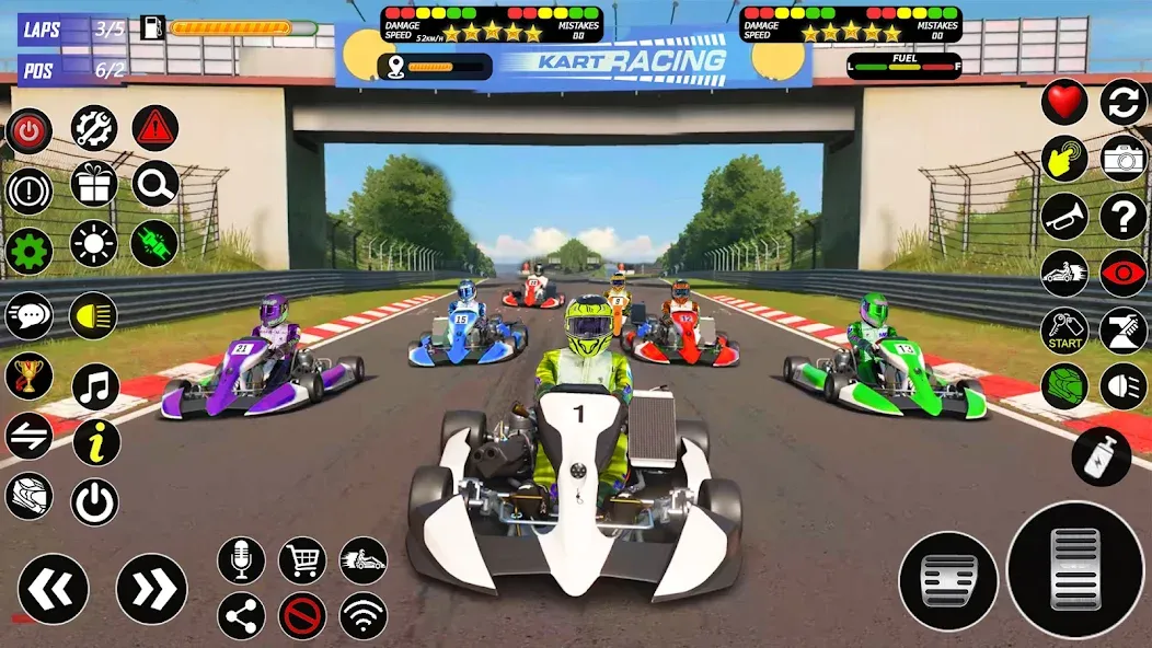 Взломанная Buggy Race: Kart Racing Games  [МОД Unlocked] — последняя версия apk на Андроид screen 2