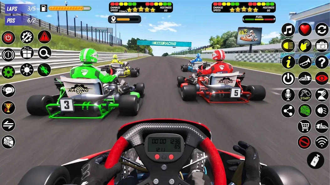 Взломанная Buggy Race: Kart Racing Games  [МОД Unlocked] — последняя версия apk на Андроид screen 3