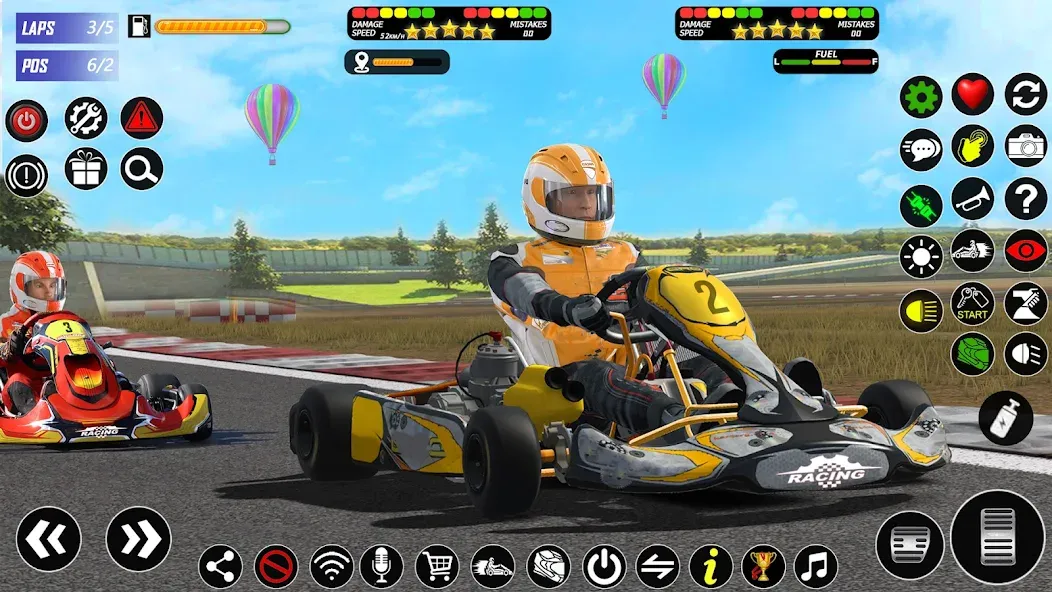 Взломанная Buggy Race: Kart Racing Games  [МОД Unlocked] — последняя версия apk на Андроид screen 4