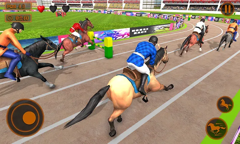 Скачать взломанную Mounted Horse Racing Games  [МОД Бесконечные монеты] — полная версия apk на Андроид screen 4