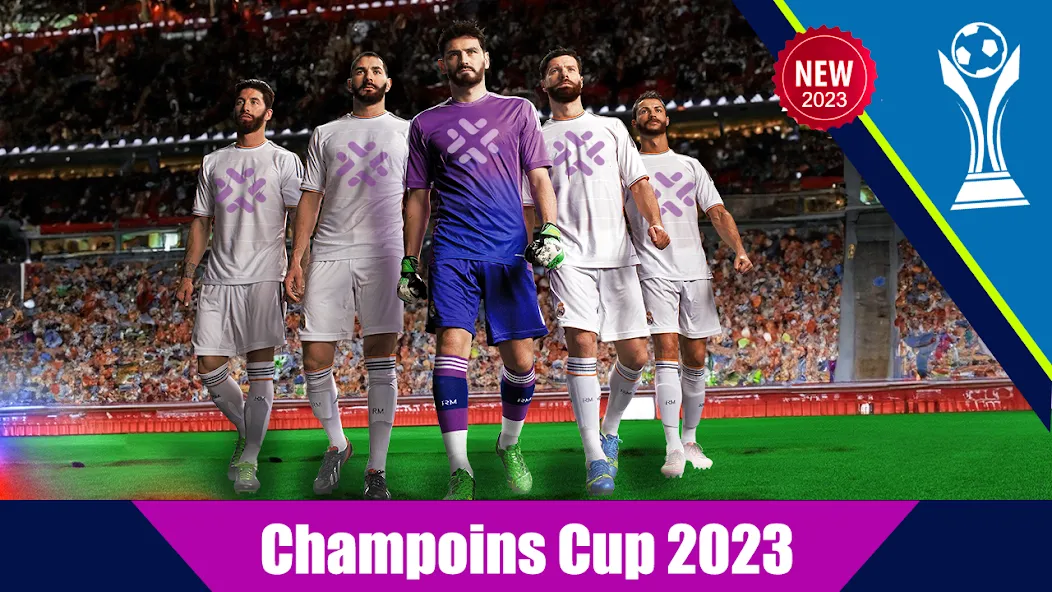 Скачать взлом Football World Soccer Cup 2023 (Футбольный мировой ударник футбол)  [МОД Menu] — полная версия apk на Андроид screen 1