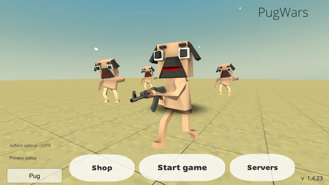 Скачать взломанную PugWars (Пагварс)  [МОД Много денег] — последняя версия apk на Андроид screen 4