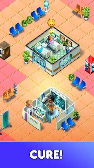 Скачать взлом My Hospital: Build. Farm. Heal (Мой госпиталь)  [МОД Mega Pack] — полная версия apk на Андроид screen 3