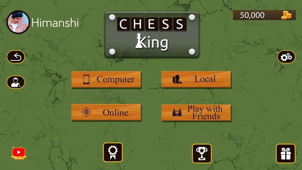 Взломанная Chess King™- Multiplayer Chess (Чесс Кинг)  [МОД Много монет] — последняя версия apk на Андроид screen 1