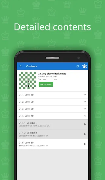 Скачать взлом Mate in 2 (Chess Puzzles)  [МОД Unlocked] — полная версия apk на Андроид screen 5