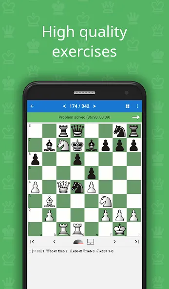 Взломанная Chess Tactics for Beginners  [МОД Unlimited Money] — последняя версия apk на Андроид screen 1