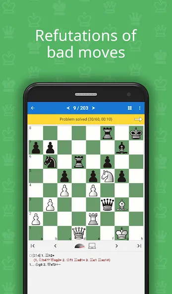 Взломанная Chess Tactics for Beginners  [МОД Unlimited Money] — последняя версия apk на Андроид screen 3