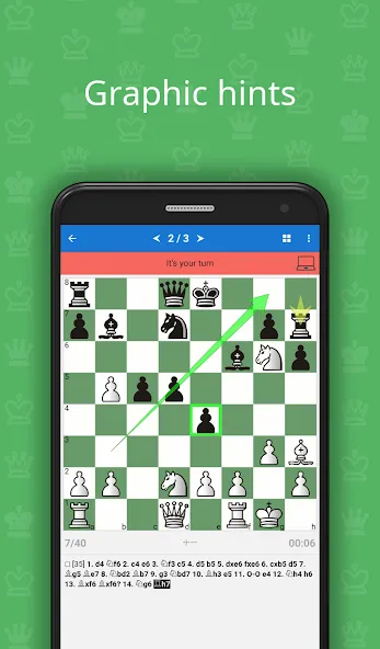 Взломанная Chess Opening Lab (1400-2000)  [МОД Mega Pack] — полная версия apk на Андроид screen 1