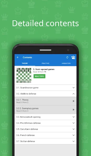 Взломанная Chess Opening Lab (1400-2000)  [МОД Mega Pack] — полная версия apk на Андроид screen 5