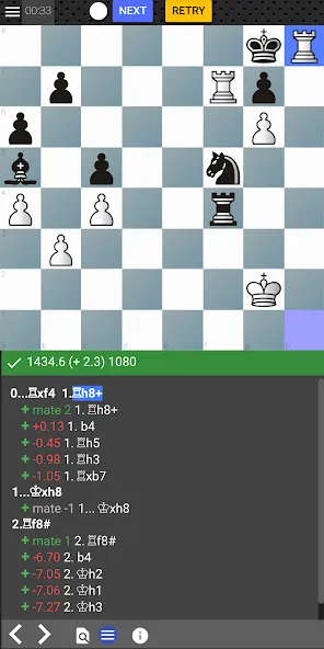 Скачать взлом Chess tempo — Train chess tact (Шахматный темп)  [МОД Бесконечные деньги] — полная версия apk на Андроид screen 1