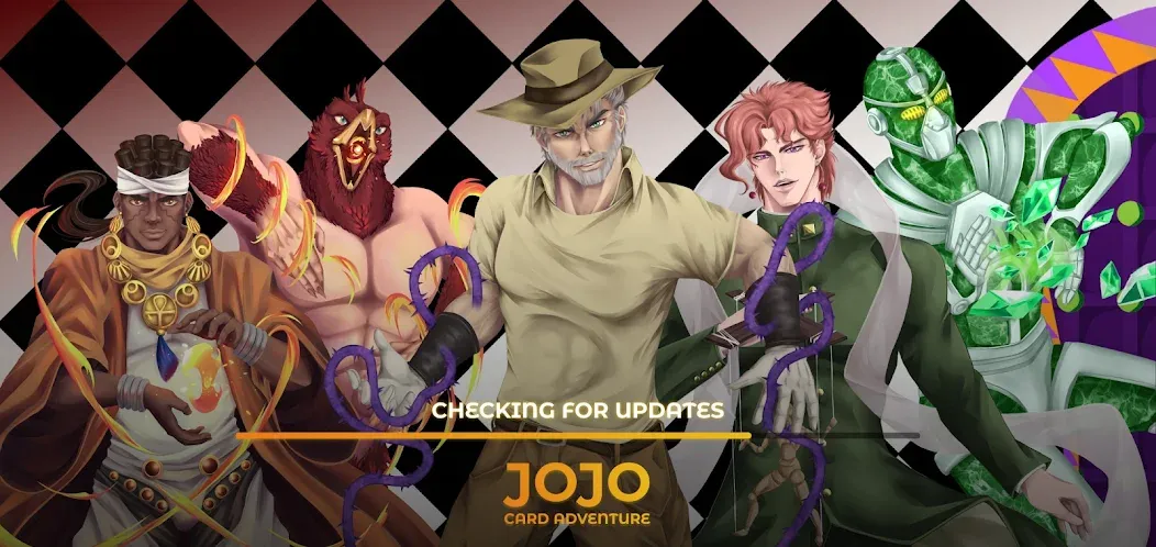 Скачать взломанную JOJO: Card Adventure－TCG & CCG (Джоджо)  [МОД Меню] — стабильная версия apk на Андроид screen 1