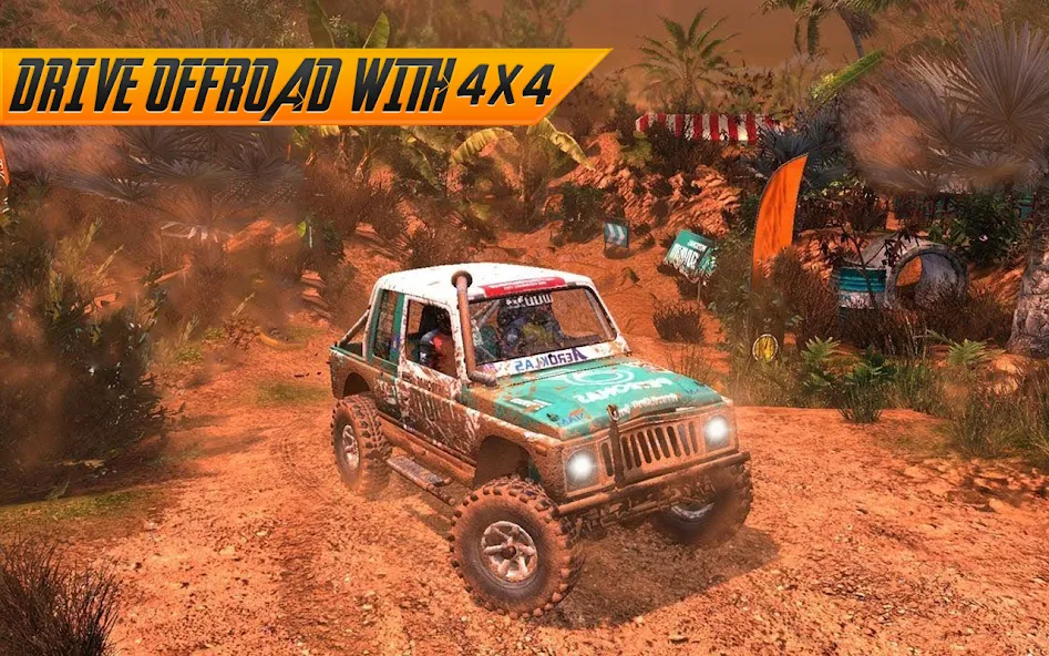 Скачать взлом Offroad Jeep Driving Simulator  [МОД Menu] — последняя версия apk на Андроид screen 3