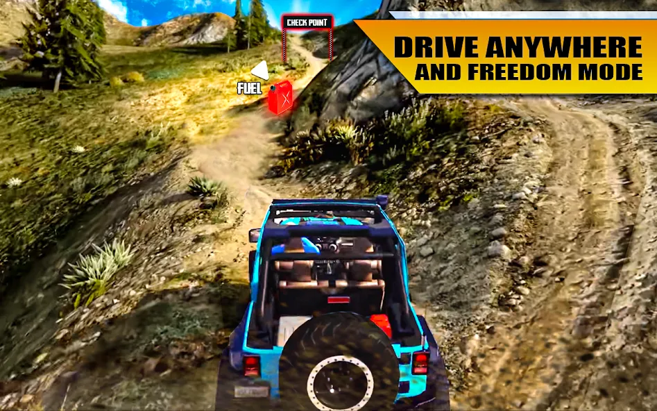 Скачать взломанную Off Road Jeep Drive Simulator  [МОД Много монет] — последняя версия apk на Андроид screen 1