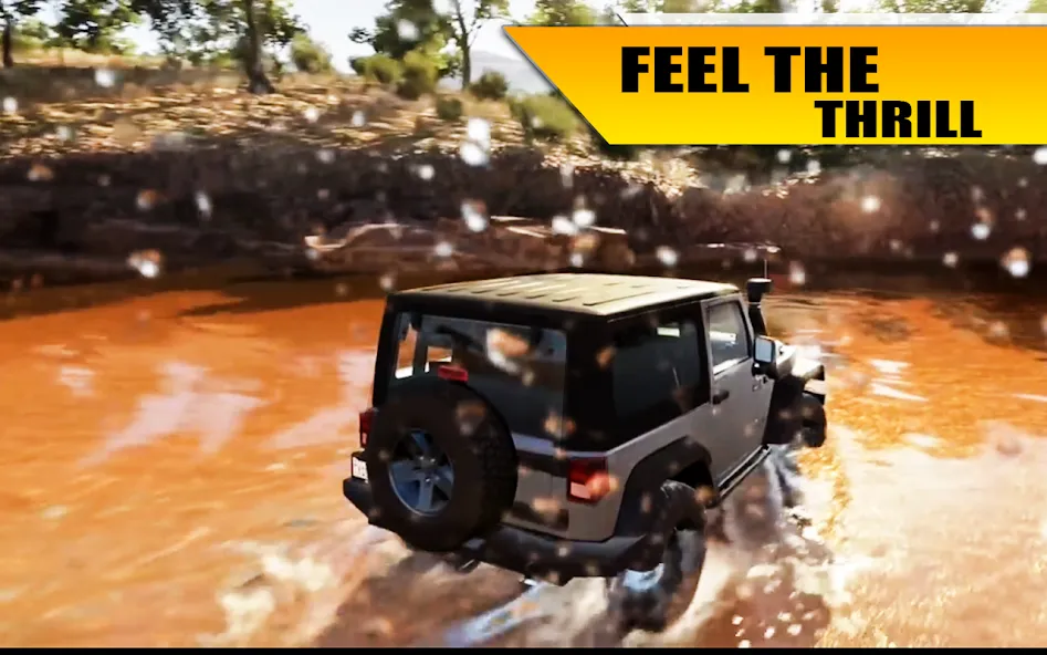 Скачать взломанную Off Road Jeep Drive Simulator  [МОД Много монет] — последняя версия apk на Андроид screen 2