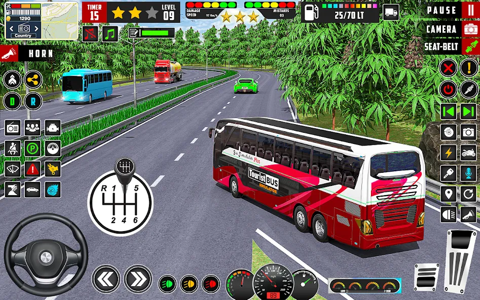 Взлом City Bus Simulator 3D Bus Game (Симулятор городского автобуса 3D  игра   )  [МОД Unlimited Money] — полная версия apk на Андроид screen 1