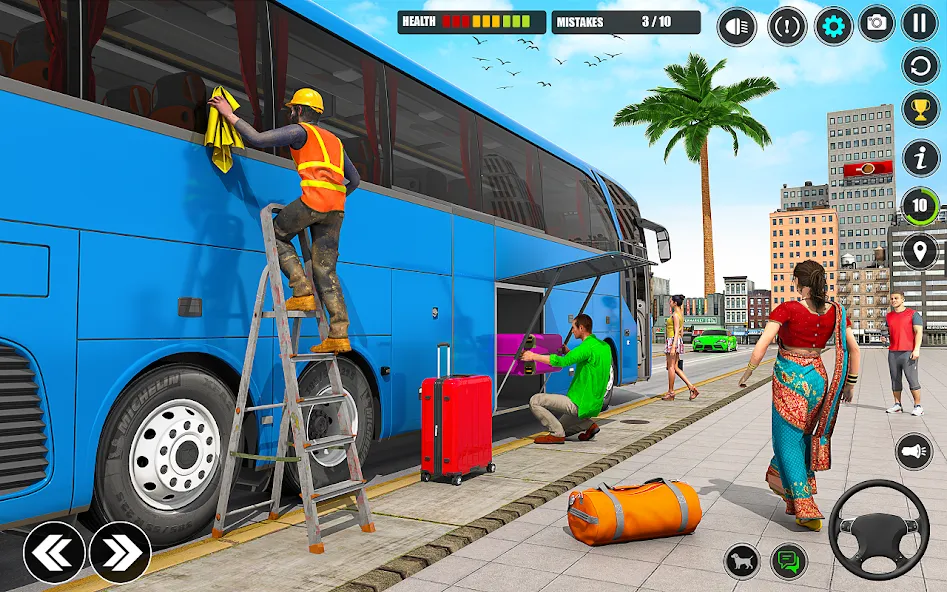 Взлом City Bus Simulator 3D Bus Game (Симулятор городского автобуса 3D  игра   )  [МОД Unlimited Money] — полная версия apk на Андроид screen 3