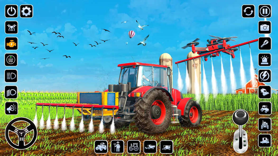 Скачать взлом Farming Games & Tractor Games  [МОД Бесконечные деньги] — стабильная версия apk на Андроид screen 2