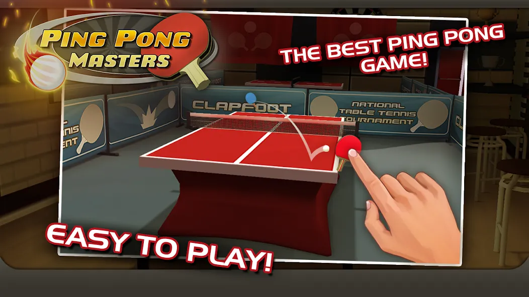 Скачать взлом Ping Pong Masters (Пингпонг мастера)  [МОД Mega Pack] — полная версия apk на Андроид screen 1