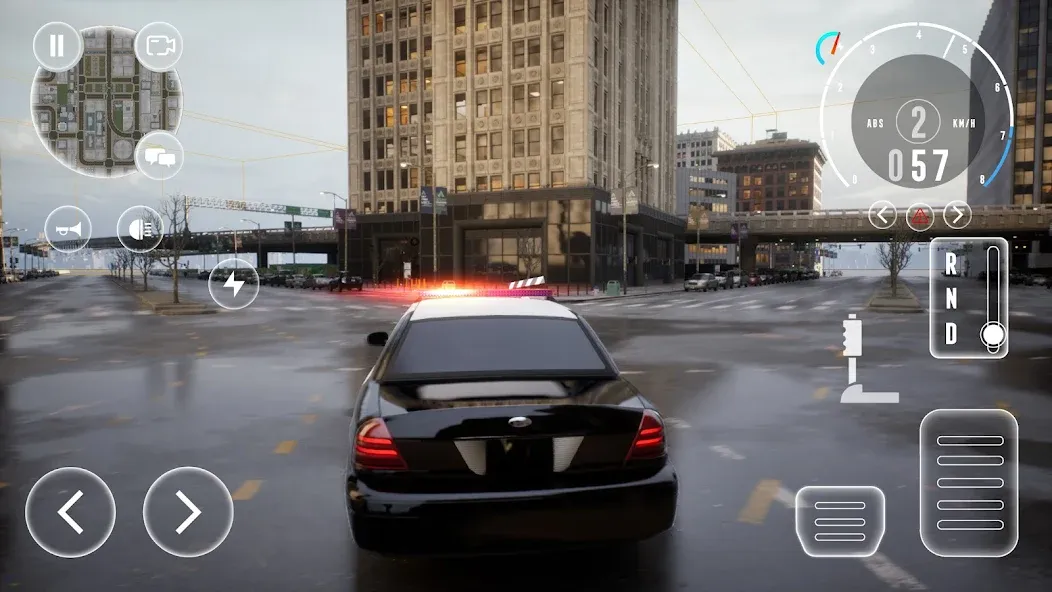 Скачать взломанную Police Car Simulator 2023 (Полицейский симулятор автомобиля 2023)  [МОД Меню] — полная версия apk на Андроид screen 1