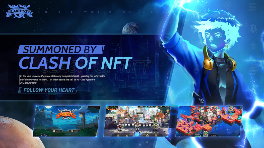 Взлом Clash Of NFT (Клаш оф НФТ)  [МОД Много монет] — стабильная версия apk на Андроид screen 2