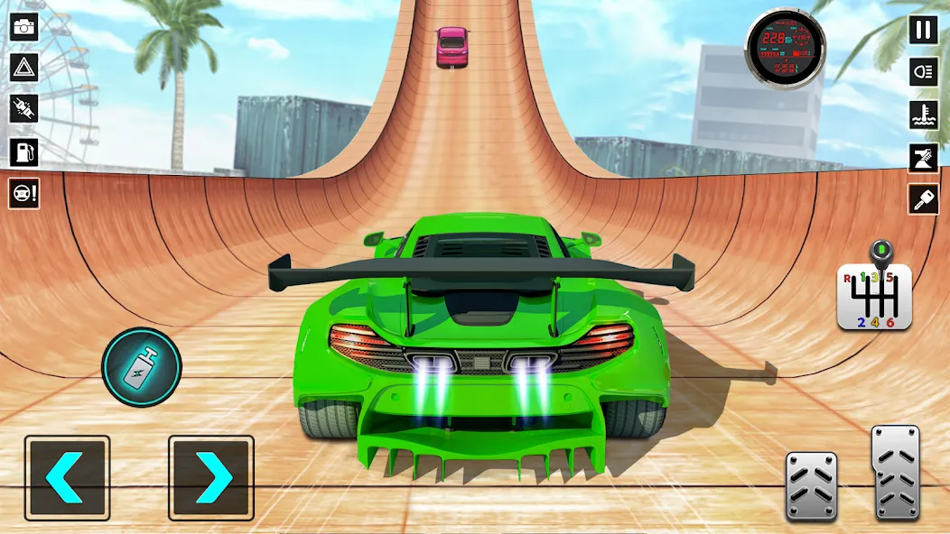 Взломанная TopRace: Fast Car Simulator (Рамп Кар Гейм)  [МОД Unlocked] — стабильная версия apk на Андроид screen 3