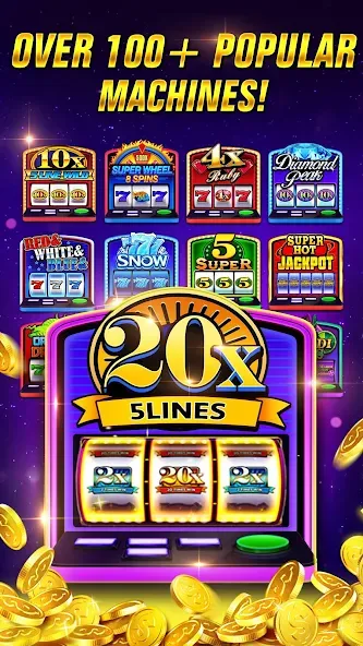 Скачать взлом Double Fortune Casino Games (Дабл Фортюн Казино Игры)  [МОД Много монет] — стабильная версия apk на Андроид screen 4