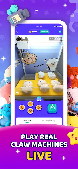 Скачать взломанную Claw Eden — Real Claw Machine (Клоу Эден)  [МОД Mega Pack] — последняя версия apk на Андроид screen 1