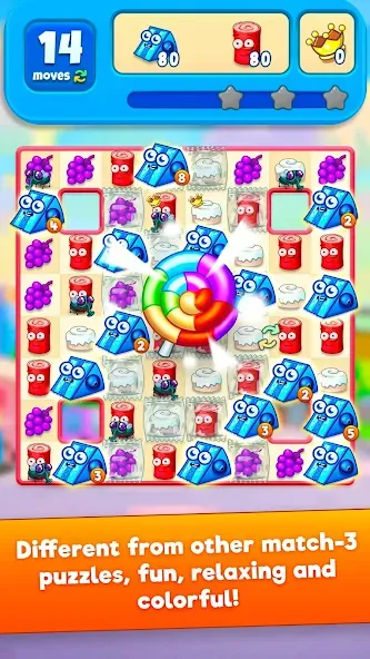 Взломанная Sugar Heroes — match 3 game  [МОД Unlocked] — последняя версия apk на Андроид screen 1