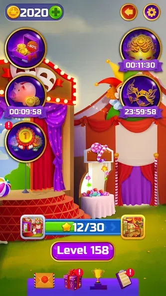 Взломанная Circus Words: Magic Puzzle  [МОД Много денег] — последняя версия apk на Андроид screen 5