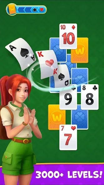 Скачать взломанную Kings & Queens: Solitaire Game  [МОД Много денег] — последняя версия apk на Андроид screen 1