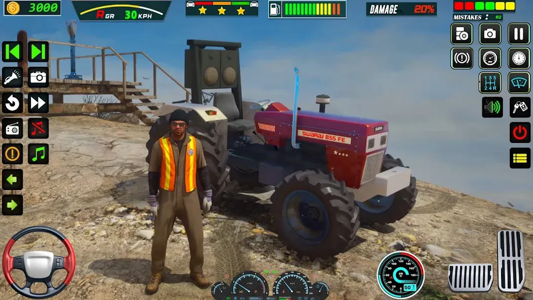 Скачать взломанную US Tractor Farming Games 3d  [МОД Бесконечные деньги] — последняя версия apk на Андроид screen 3