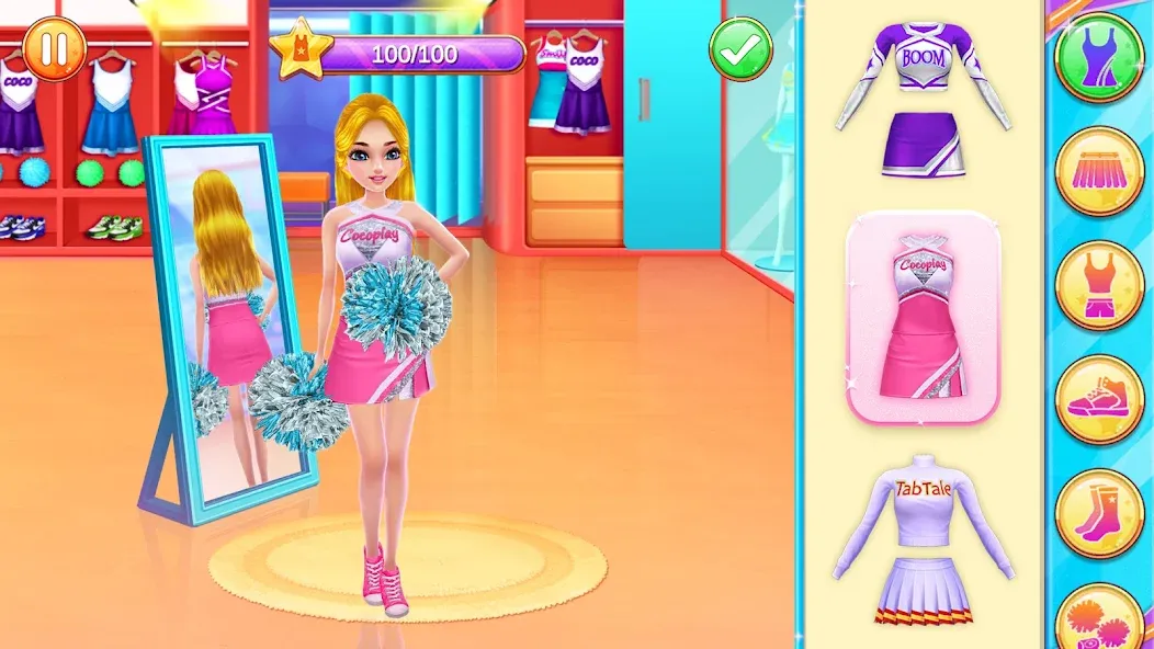 Взлом Cheerleader Champion Dance Now  [МОД Много денег] — последняя версия apk на Андроид screen 1