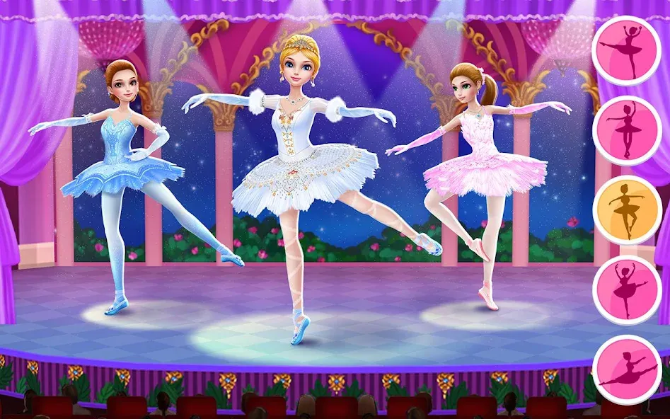 Взломанная Pretty Ballerina — Girl Game  [МОД Бесконечные деньги] — стабильная версия apk на Андроид screen 1