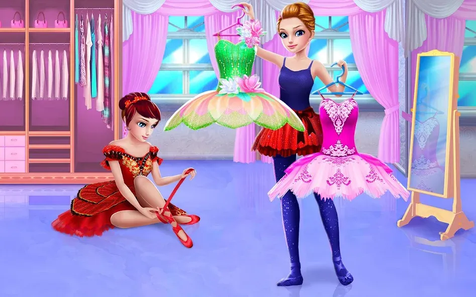 Взломанная Pretty Ballerina — Girl Game  [МОД Бесконечные деньги] — стабильная версия apk на Андроид screen 3