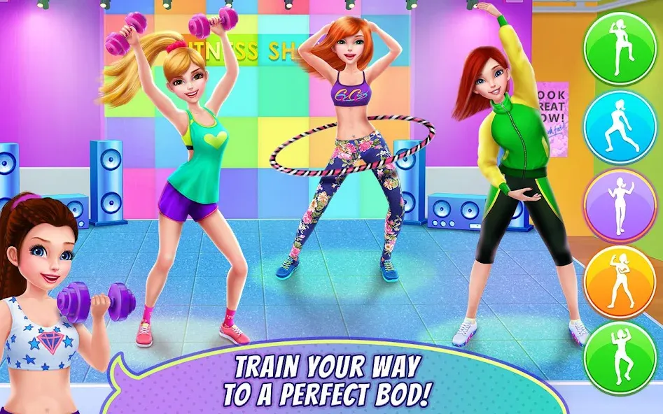 Скачать взлом Fitness Girl — Dance & Play  [МОД Бесконечные деньги] — полная версия apk на Андроид screen 3