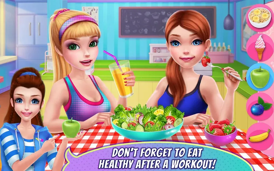 Скачать взлом Fitness Girl — Dance & Play  [МОД Бесконечные деньги] — полная версия apk на Андроид screen 4