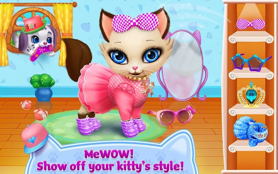 Скачать взломанную Kitty Love — My Fluffy Pet  [МОД Много денег] — последняя версия apk на Андроид screen 1