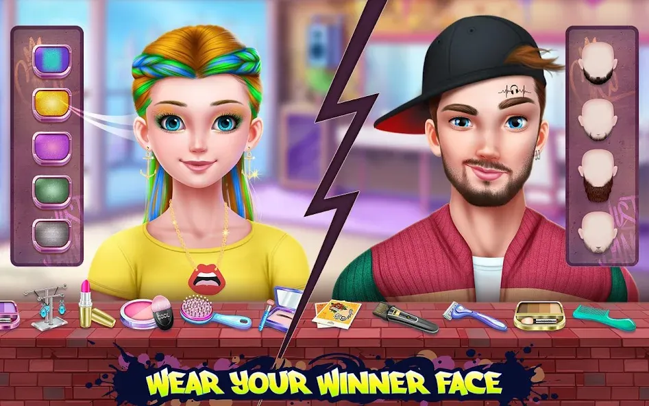 Взломанная Hip Hop Battle — Girls vs Boys  [МОД Все открыто] — последняя версия apk на Андроид screen 4