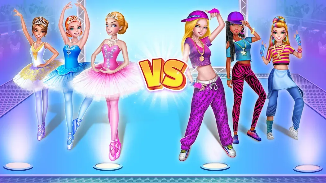 Взлом Dance Clash: Ballet vs Hip Hop  [МОД Mega Pack] — стабильная версия apk на Андроид screen 1