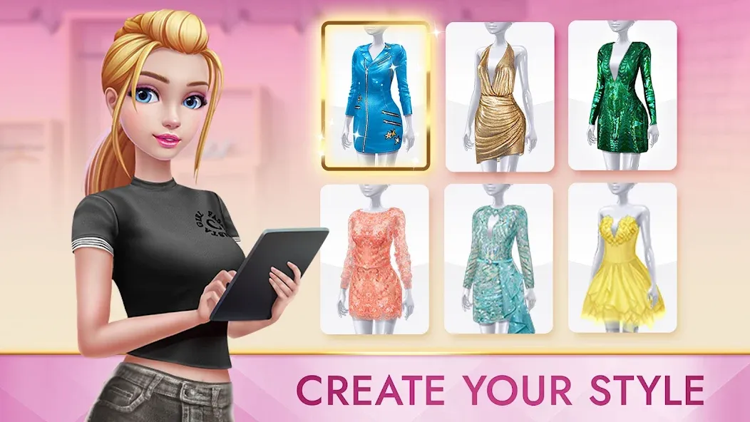 Взломанная Super Stylist Fashion Makeover  [МОД Бесконечные деньги] — последняя версия apk на Андроид screen 1